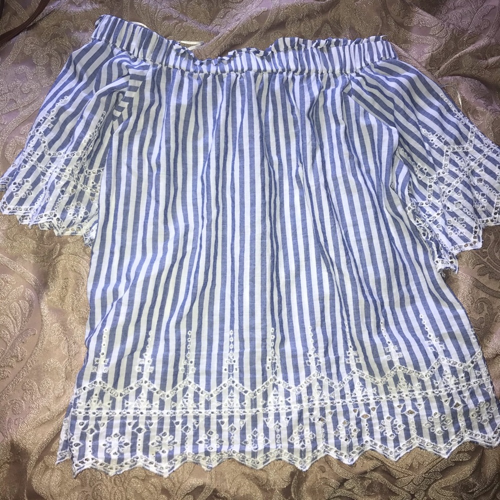 H&M shirt off the shoulder